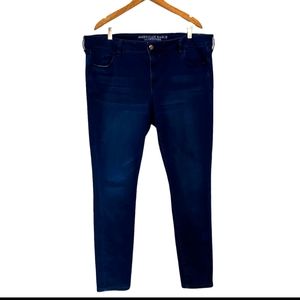 American Eagle Super Low Jegging Jeans Dark Wash